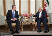 دیدار گیورگی کوریریکاشویلی معاون نخست وزیر گرجستان با محمدجواد ظریف وزیر امور خارجه