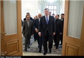 دیدار گیورگی کوریریکاشویلی معاون نخست وزیر گرجستان با محمدجواد ظریف وزیر امور خارجه