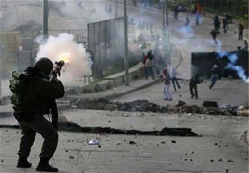 درگیری بین فلسطینیان و پلیس رژیم اشغالگر در قدس اشغالی