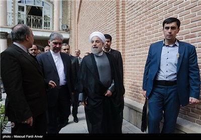 Iranian President Visits Constitution House of Tabriz