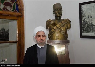 Iranian President Visits Constitution House of Tabriz