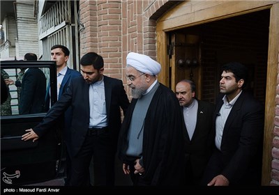 Iranian President Visits Constitution House of Tabriz