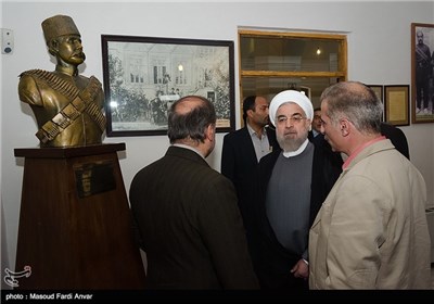 Iranian President Visits Constitution House of Tabriz