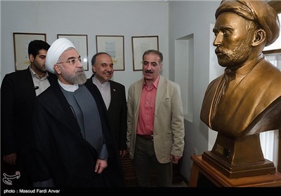 Iranian President Visits Constitution House of Tabriz