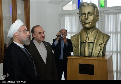 Iranian President Visits Constitution House of Tabriz