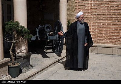 Iranian President Visits Constitution House of Tabriz