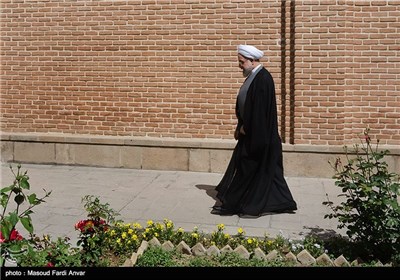 Iranian President Visits Constitution House of Tabriz