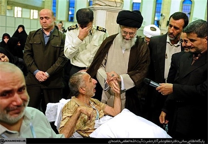 فیلم/دیدار متفاوت امام خامنه‌ای با جانبازان قطع نخاع