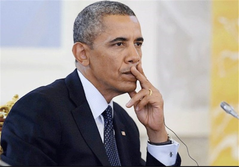 اوباما هنگام دریافت خبر توافق + عکس