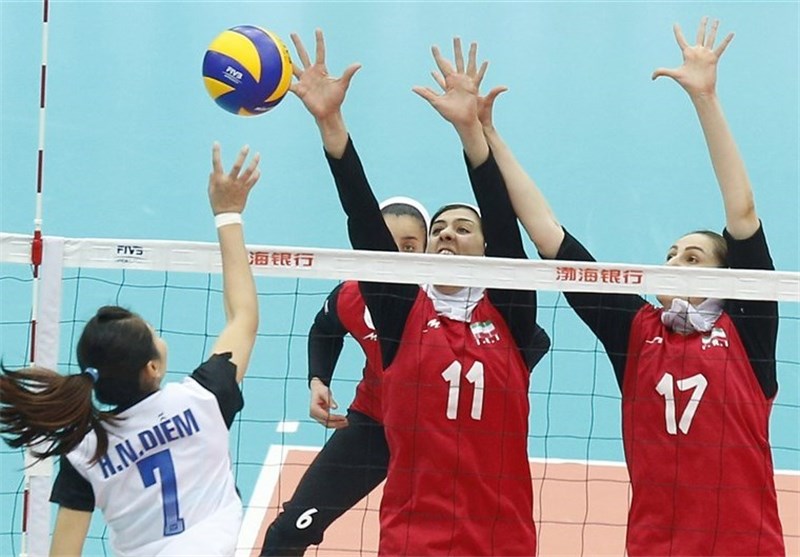 دختران ایران مغلوب تیم آمریکا شدند