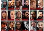 بازیگران «رستاخیز» قبل و بعد از گریم+عکس