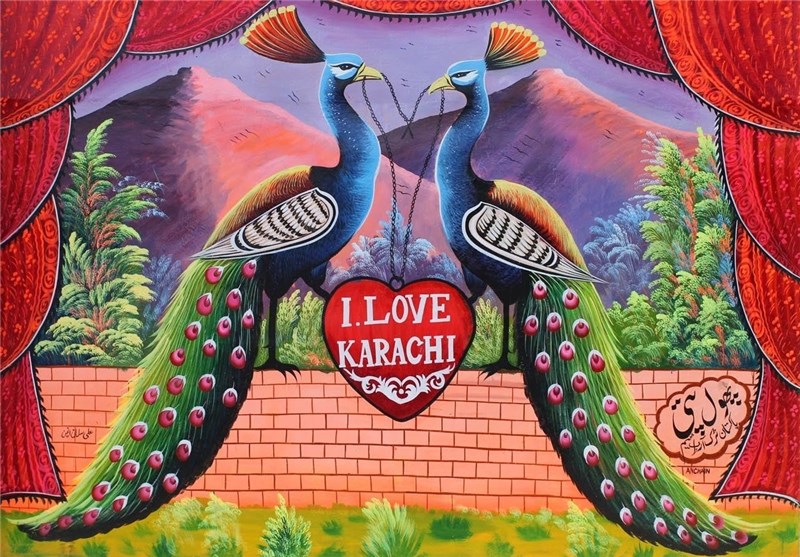زمانی که نفرت بر روی دیوارهای کراچی از بین می‌رود + تصاویر