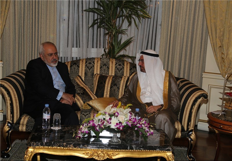 دیدار ظریف با دبیرکل سازمان همکاری‌های اسلامی و وزیر خارجه ترکیه