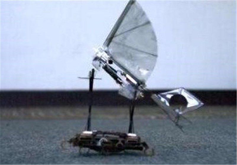 پرواز پرنده روبات به دنبال یک سوسک روبات