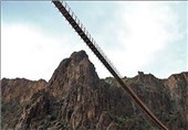 بلندترین و ترسناک ترین پل معلق ایران+عکس