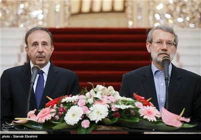 Iranian, Syria Parliament Speakers Meet in Tehran 