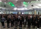 مراسم سوگواری امام خمینی(ره) در همدان برگزار شد