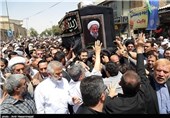 مراسم تشییع و تدفین آیت‌الله آصفی در کشور عراق انجام شد