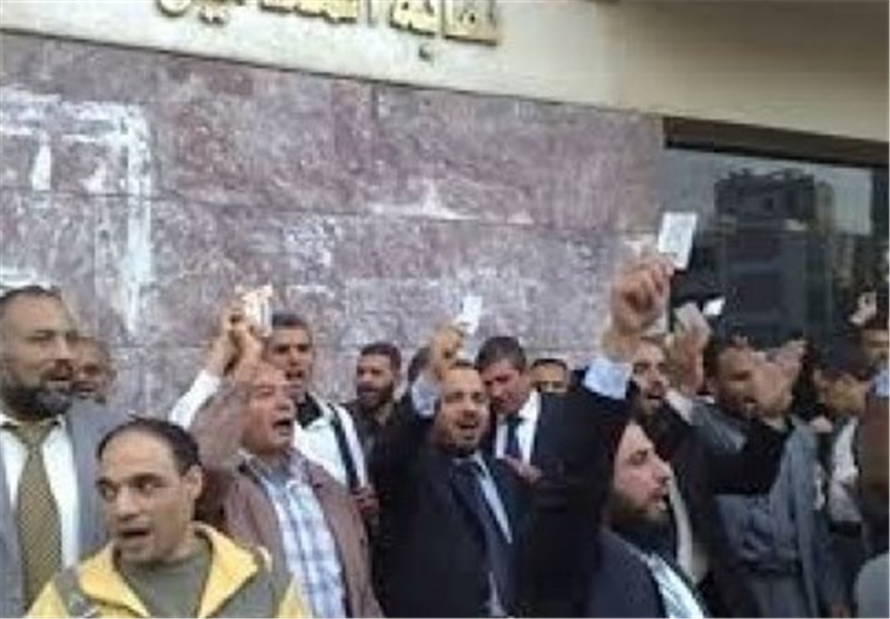 اعتصاب وکلای مصر در اعتراض به آزادی 2 افسر امنیت ملی