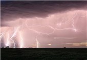 تصاویر طوفان و رعد و برق در آمریکا