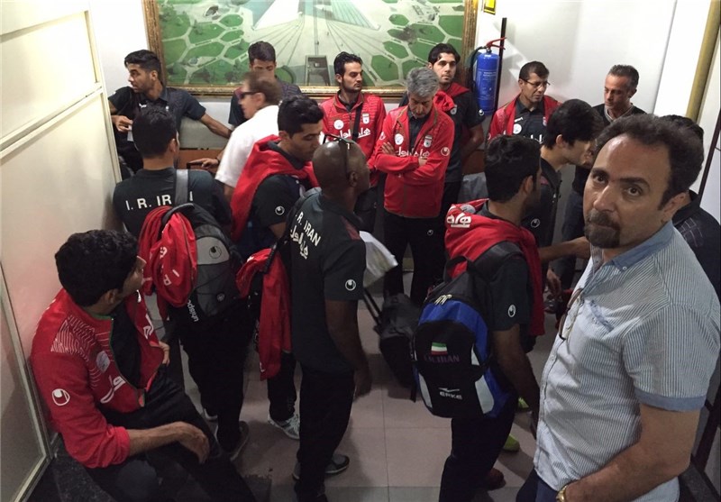ورود تیم ملی ایران به داش‌آغوز برای دیدار با ترکمنستان