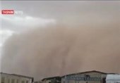 طوفان به تهران رسید