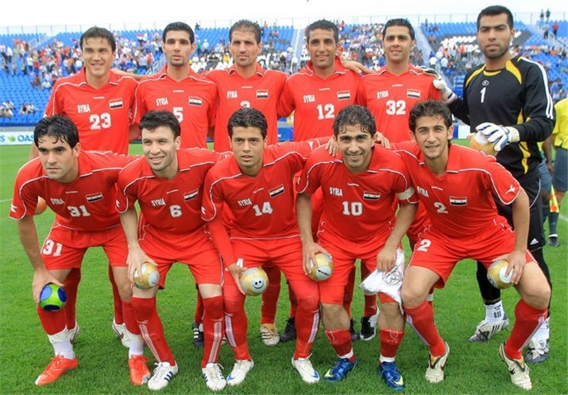 تمرینات تیم ملی فوتبال سوریه در آرامش در خاک سوریه انجام می‌شود
