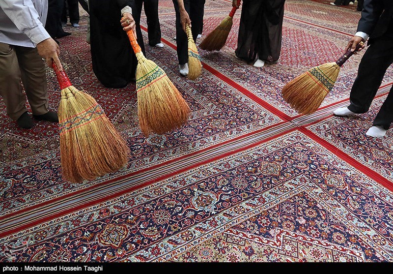 غبارروبی بیش از 4 هزار مسجد در استان فارس در آستانه ماه مبارک رمضان