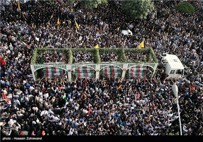 Iran Holds Massive Funeral for 270 Martyrs