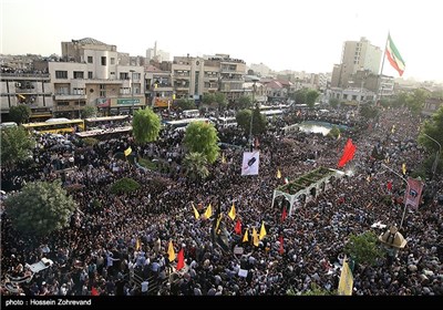 Iran Holds Massive Funeral for 270 Martyrs