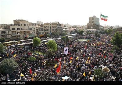 Iran Holds Massive Funeral for 270 Martyrs