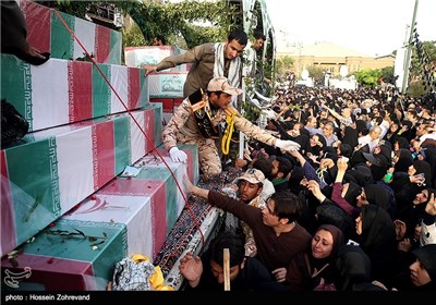 Iran Holds Massive Funeral for 270 Martyrs