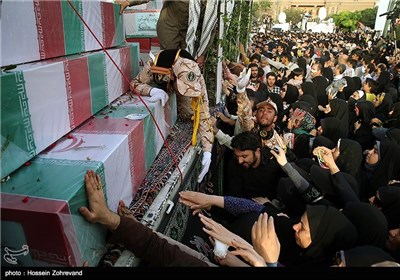 Iran Holds Massive Funeral for 270 Martyrs