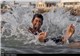 روزهای گرم بوشهر و شنا در ساحل جفره