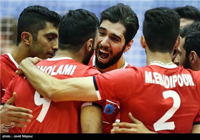 پیروزی تیم والیبال ایران مقابل آمریکا در لیگ جهانی والیبال