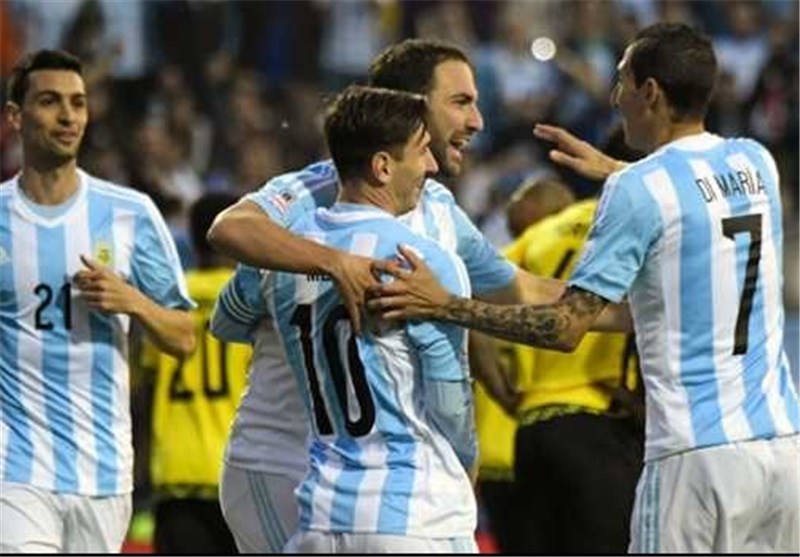 آرژانتین به مرحله یک چهارم نهایی صعود کرد