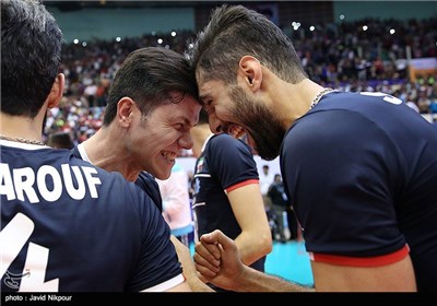 دومین پیروزی تیم والیبال ایران مقابل آمریکا در لیگ جهانی