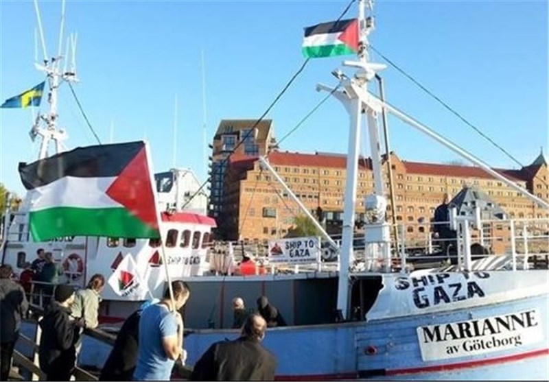 کشتی امدادرسانی از بندر سیسیل به سمت غزه حرکت کرد
