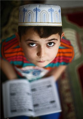 Kids Learning Reciting of Quran in Iran’s Gorgan