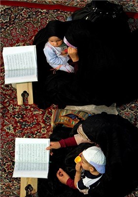 ترتیل خوانی قرآن کریم در ماه مبارک رمضان - کرمان