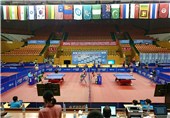 مسابقات تنیس روی میز دسته اول کشور در قم آغاز شد‌