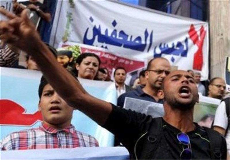 تعداد روزنامه نگاران زندانی در مصر بی سابقه است