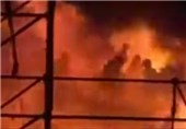 فیلم/ آتش سوزی گسترده در اسپانیا