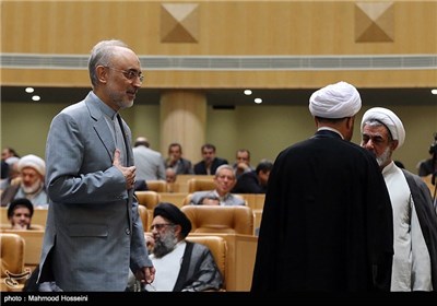 علی اکبر صالحی رئیس سازمان انرژی اتمی در همایش سراسری قوه قضائیه