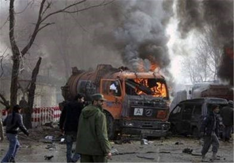 حمله به کاروان نیروهای آمریکایی در کابل به روایت تصویر