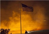 تصاویر آتش سوزی در آمریکا‎