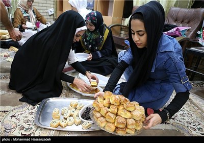 مراسم عقد زوج جوان در آسایشگاه جانبازان ثارالله