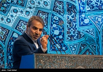 محمد باقر نوبخت سخنگوی دولت سخنران پیش از خطبه های نماز جمعه تهران 