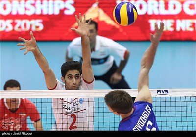 اولین دیدار تیم های والیبال ایران و روسیه