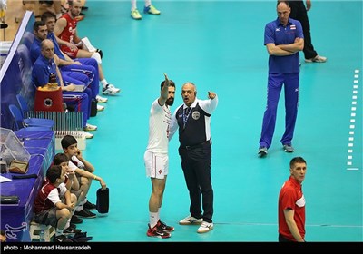 اولین دیدار تیم های والیبال ایران و روسیه (2)